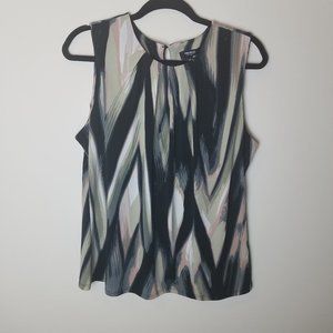 Premise Studio Sleeveless Blouse Top Size L